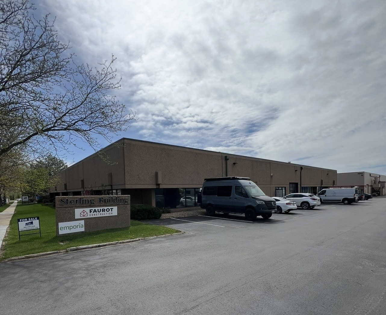 Sterling Building — exterior and building signage